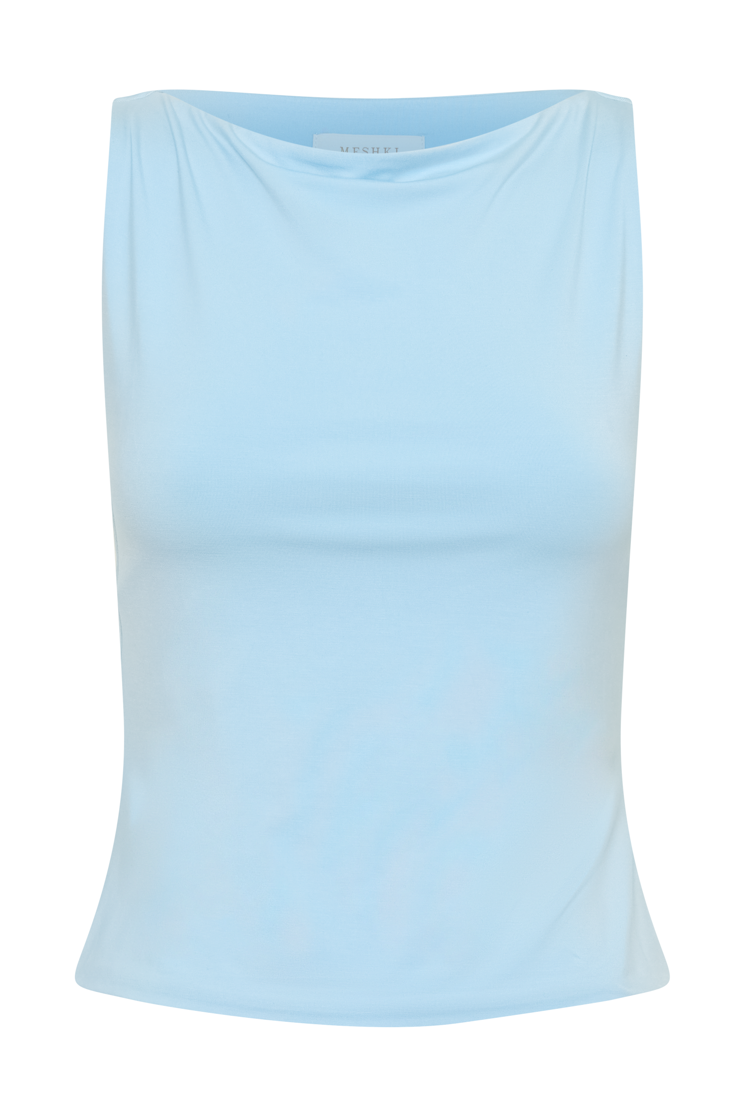 Nicolette Sleeveless Tank Top - Pale Blue #9
