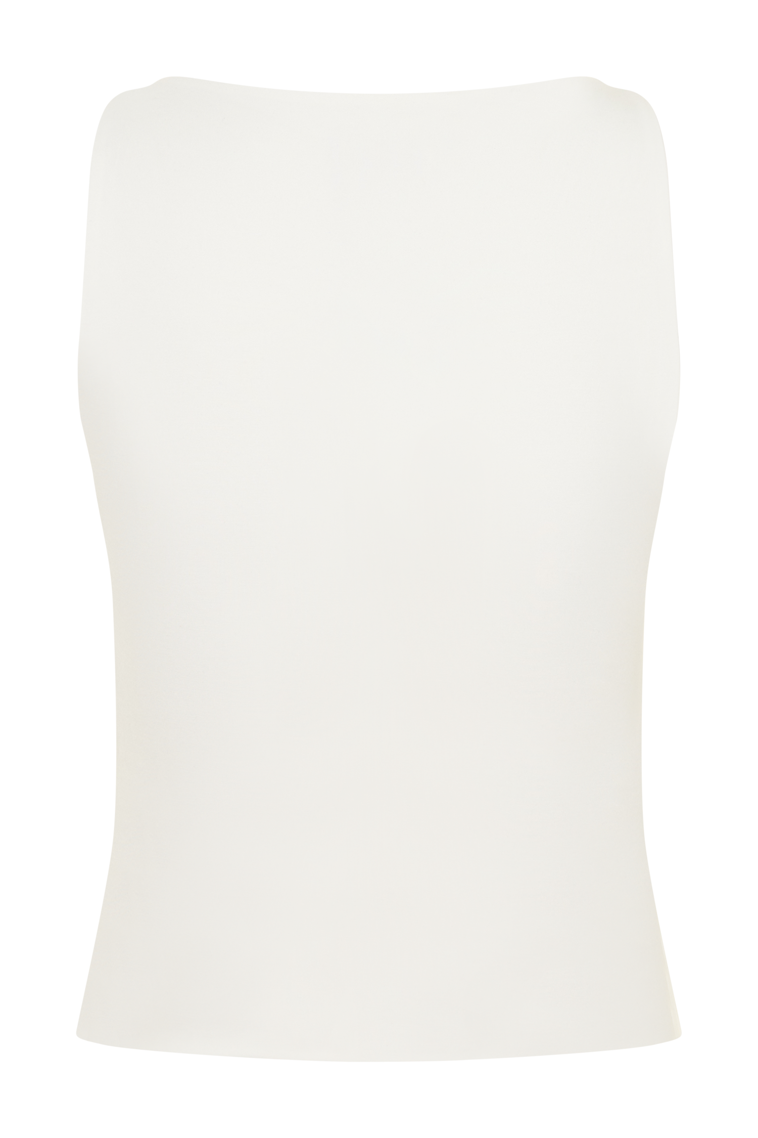 Nicolette Sleeveless Tank Top - White #8