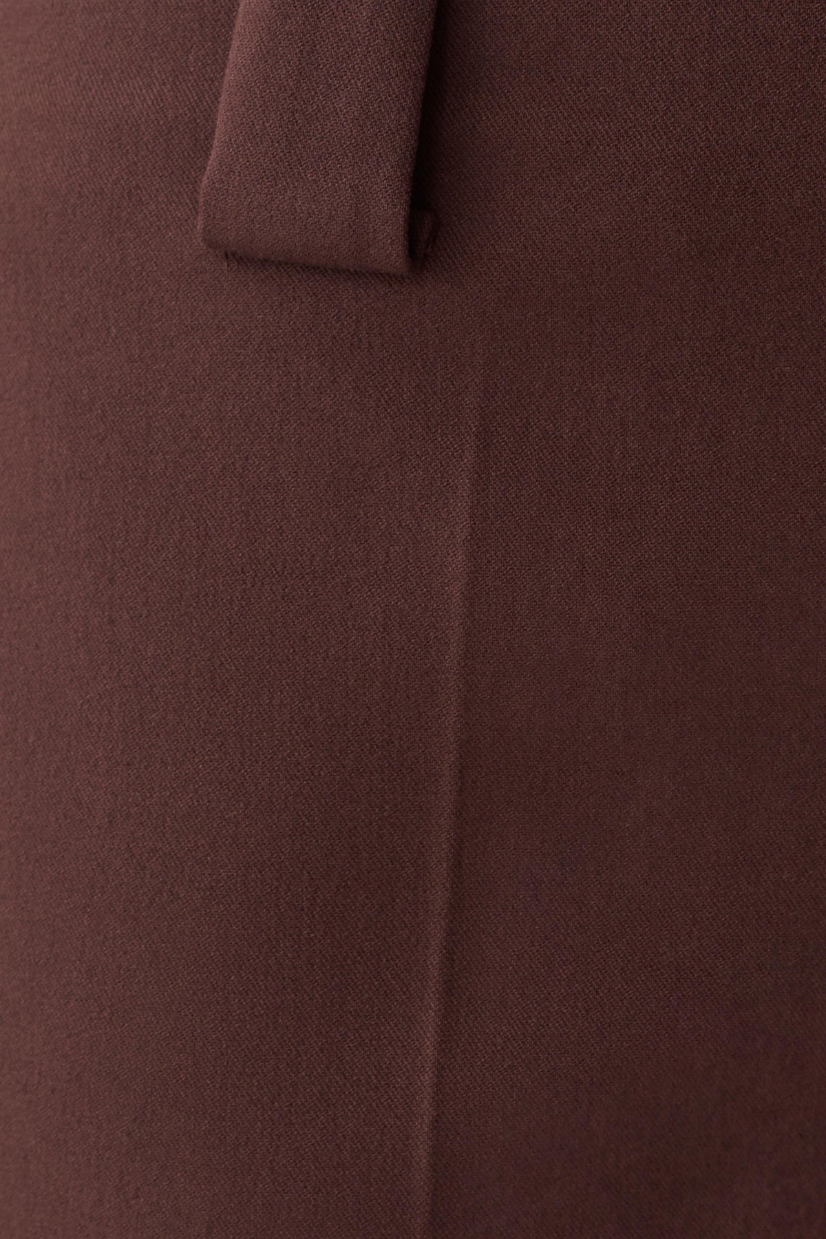 Katherine Suiting Straight Leg Pants - Dark Chocolate