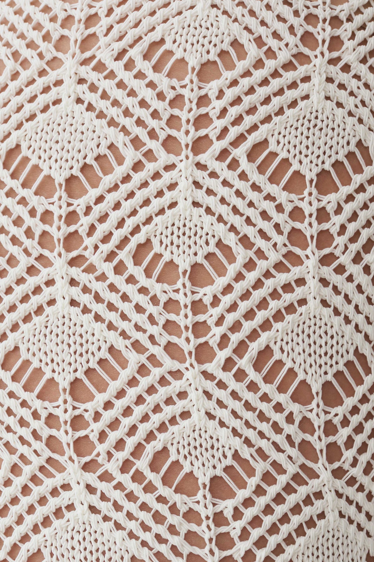 Nikiki Crochet Knit Capri Pants - Ivory