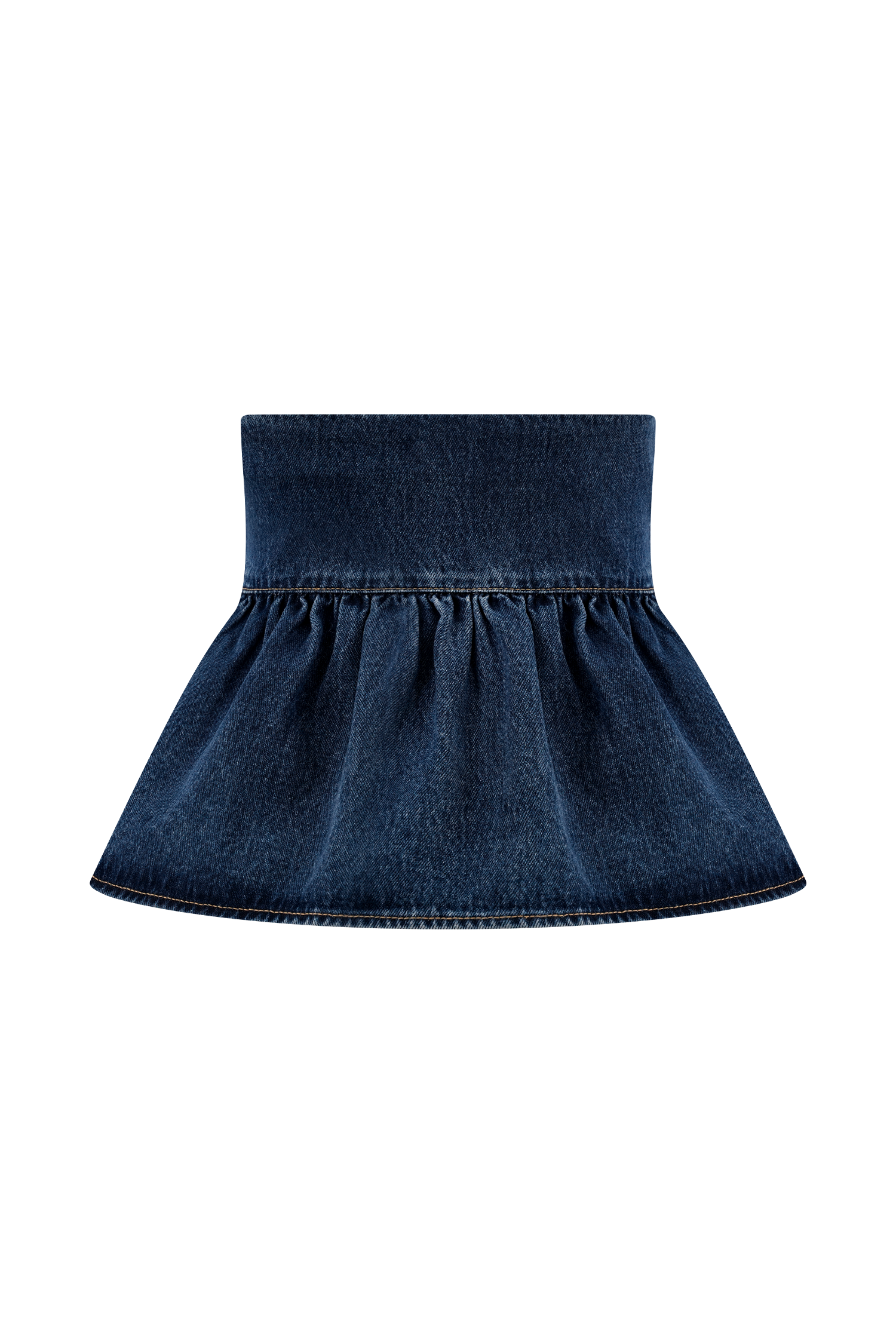 Pauline Strapless Denim Top - 90'S Blue #10