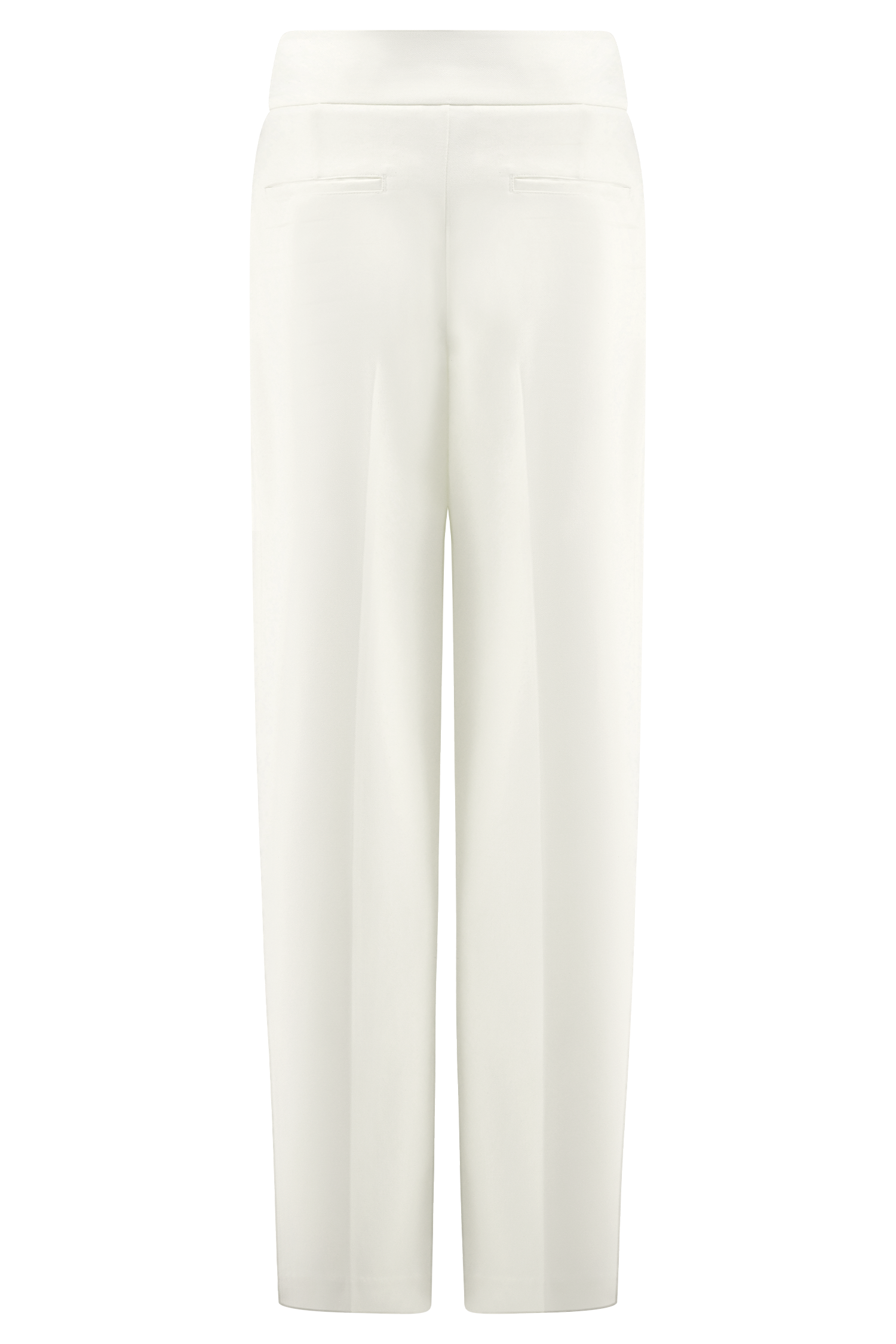 Penelope Pleated High Waisted Pants - Ivory #8