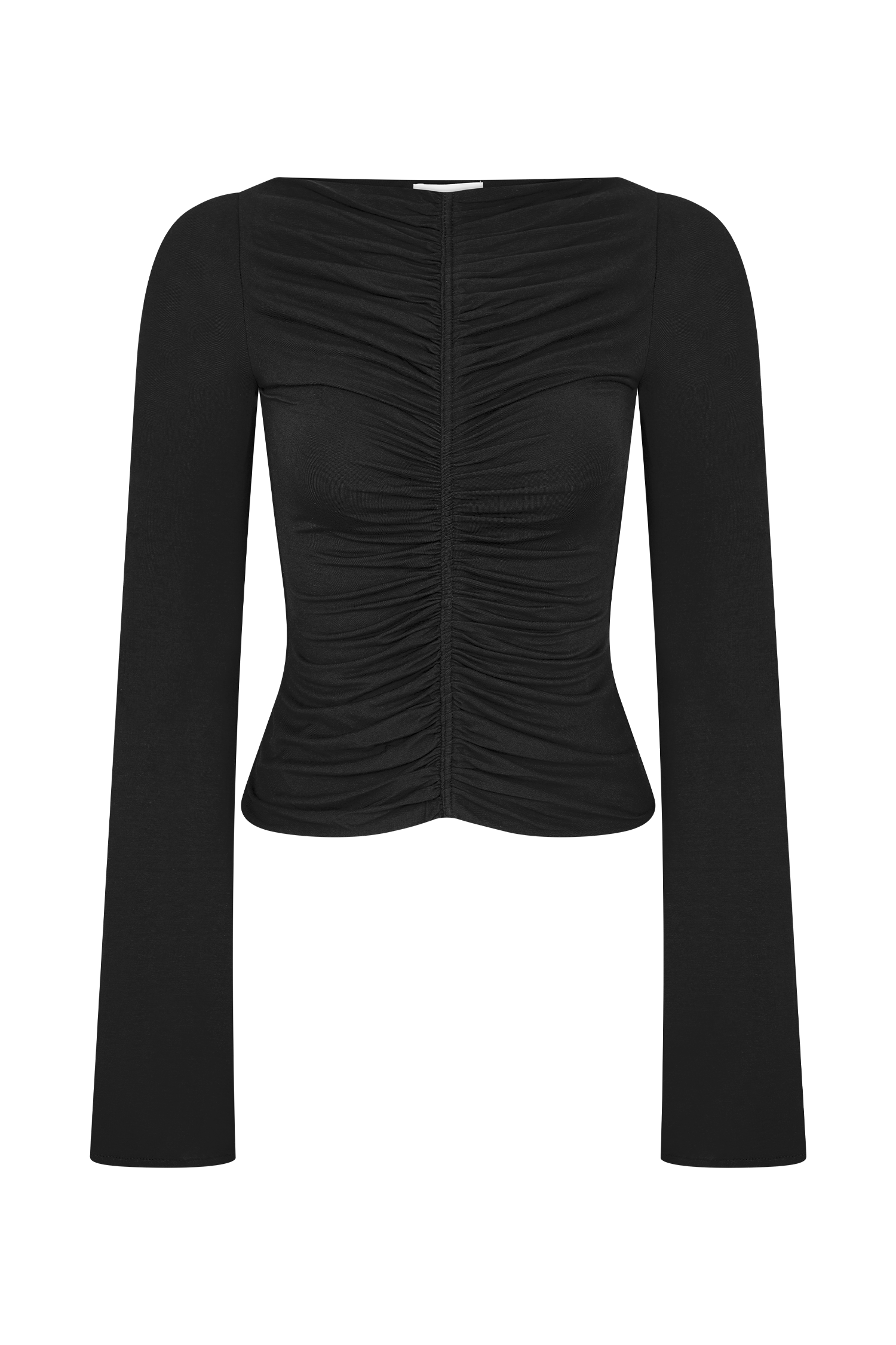 Preston Modal Long Sleeve Top - Black #8