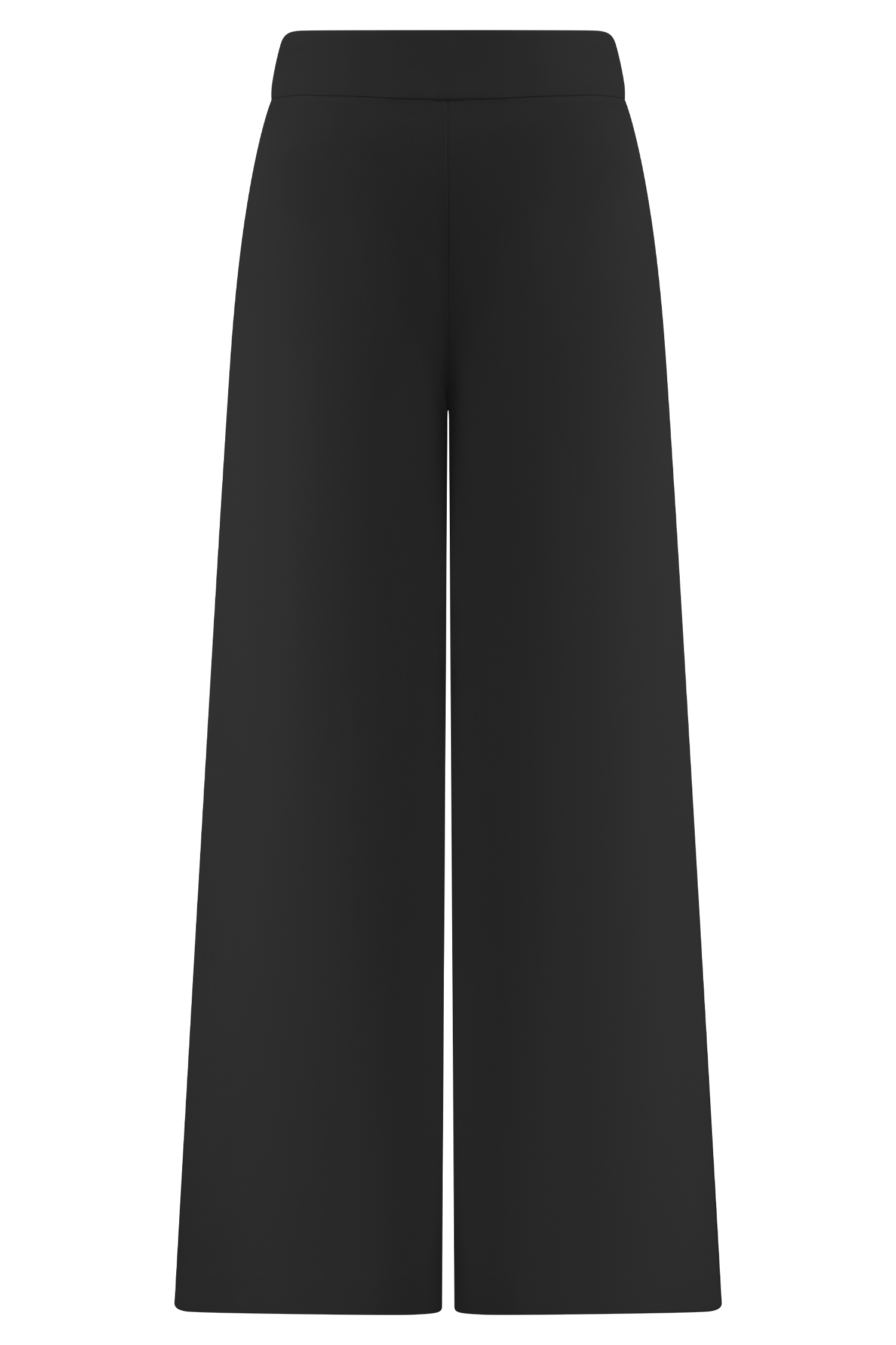 Raya Mid Rise Wide Leg Linen Pant - Black #7