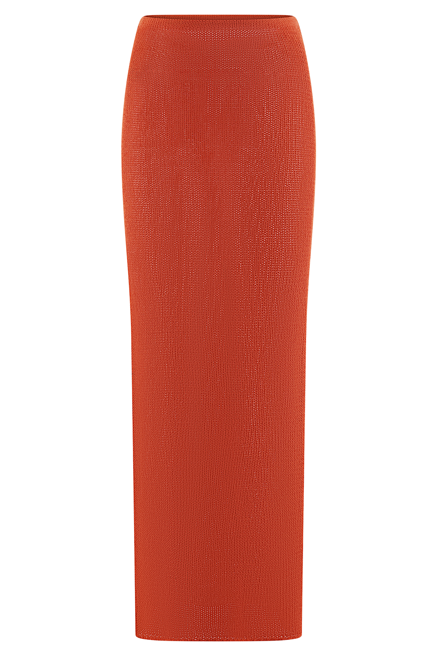 Reagan Knit Maxi Skirt - Orange #10