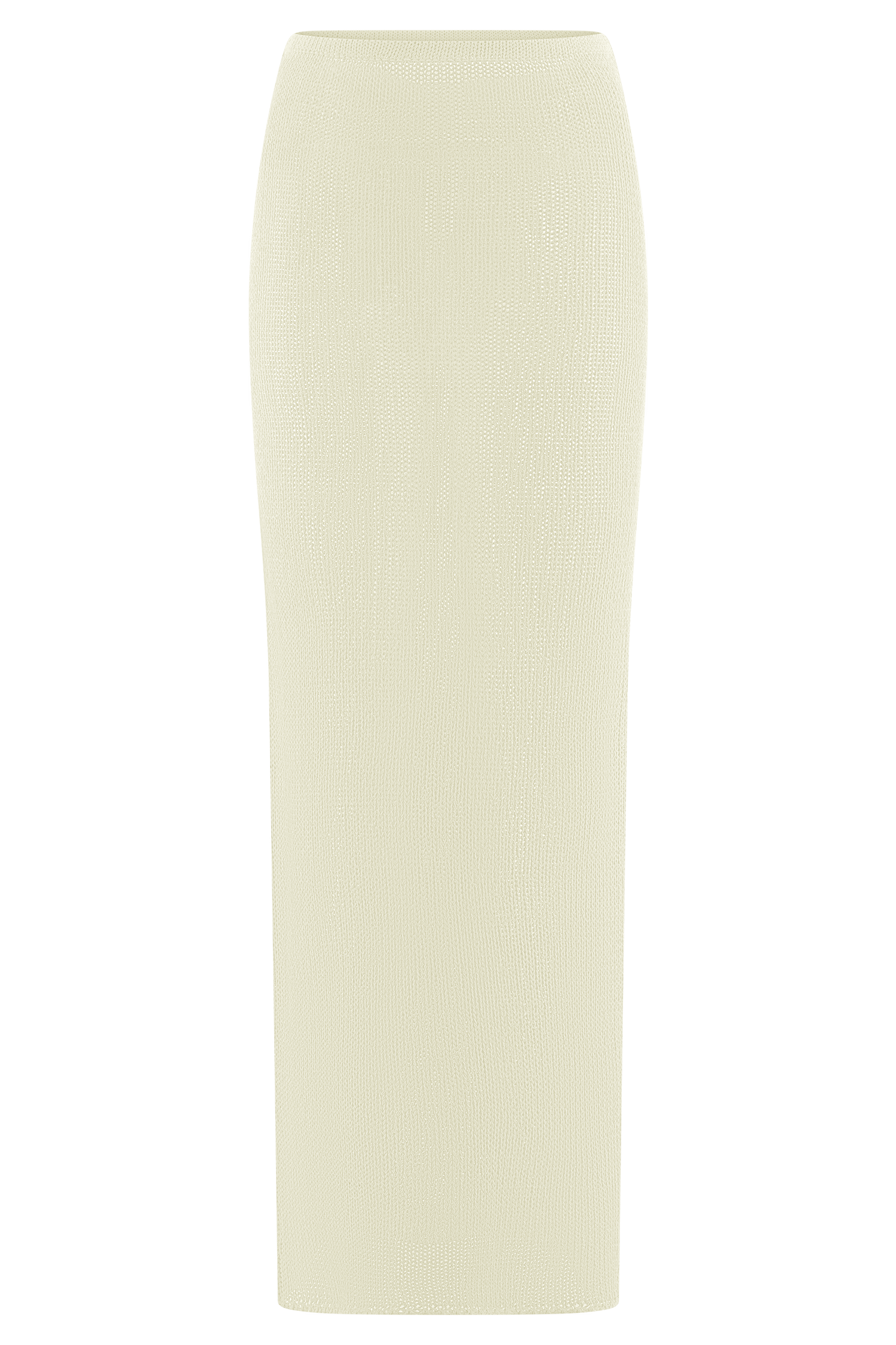 Reagan Knit Maxi Skirt - White #10