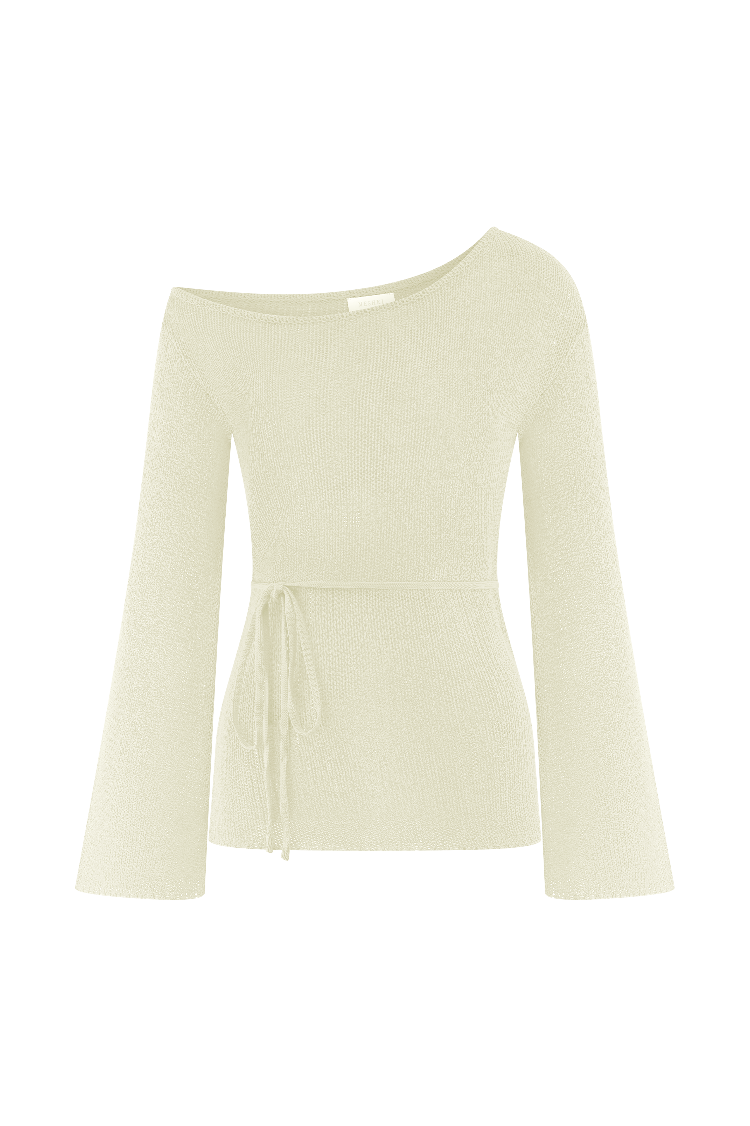 Reagan Off Shoulder Knit Top - White #10