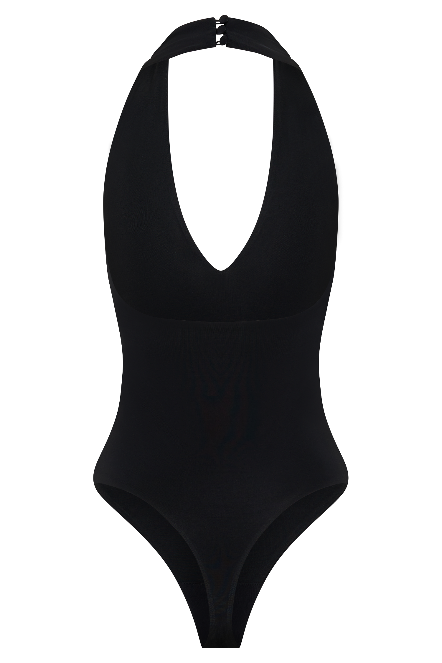 Rebekah Slinky Halter Bodysuit - Black #8