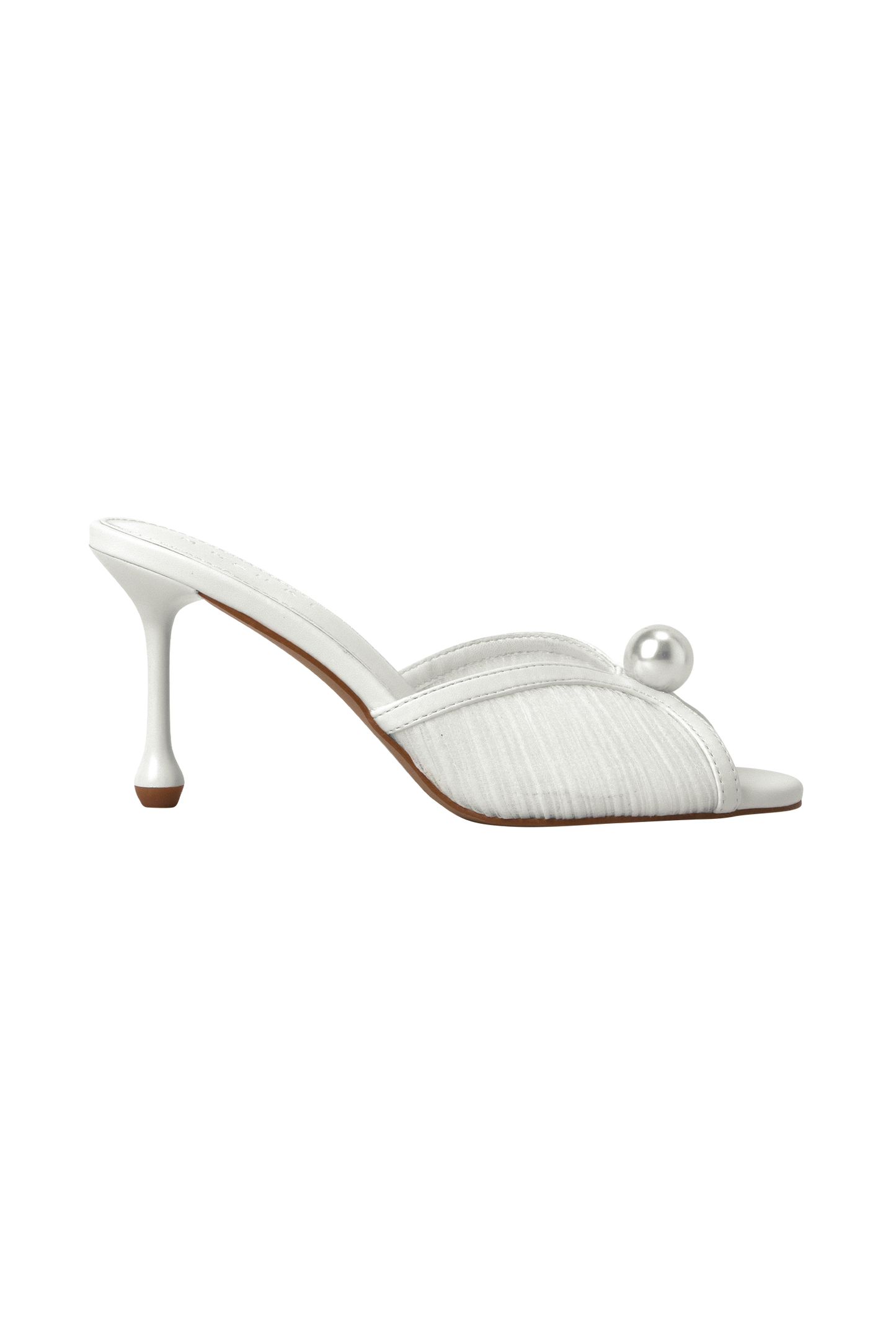 Reena Pearl Mesh Mule - Ivory