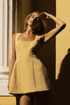 Lysandre Crepe Mini Dress - Ivory