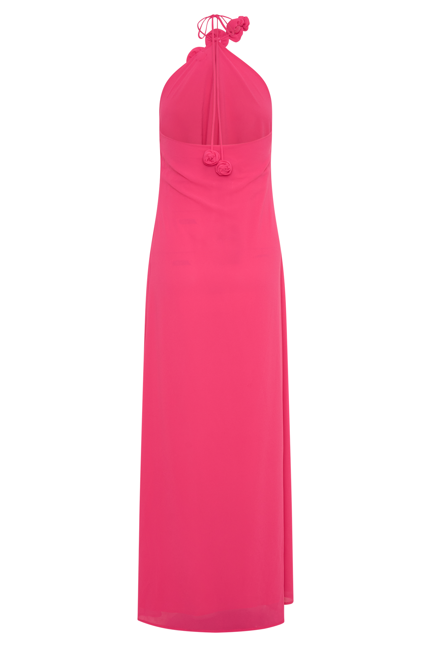 Rosalia Cowl Neck Maxi Dress - Raspberry #8