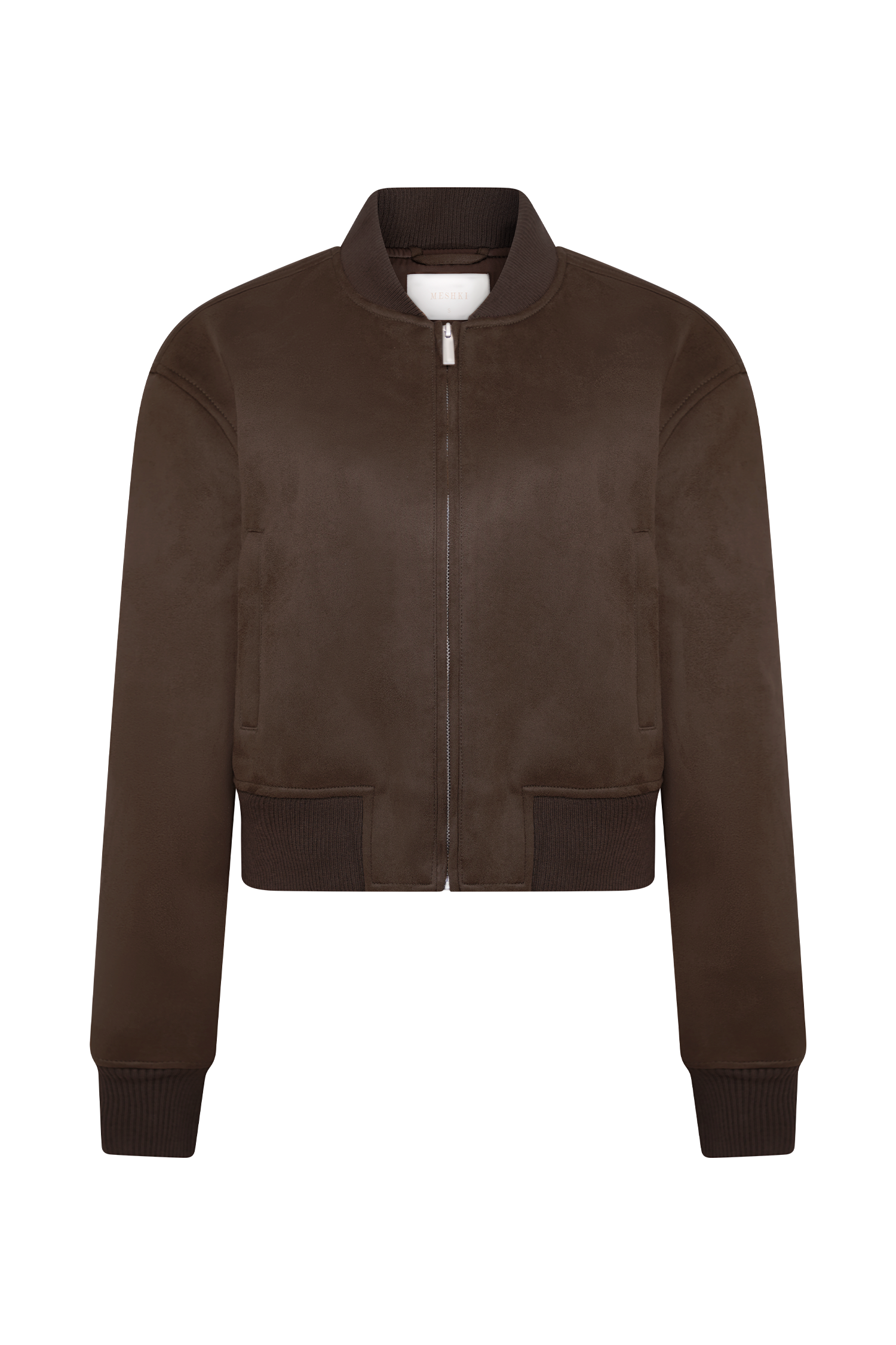 Rudy Suede Bomber Jacket - Chocolate #10
