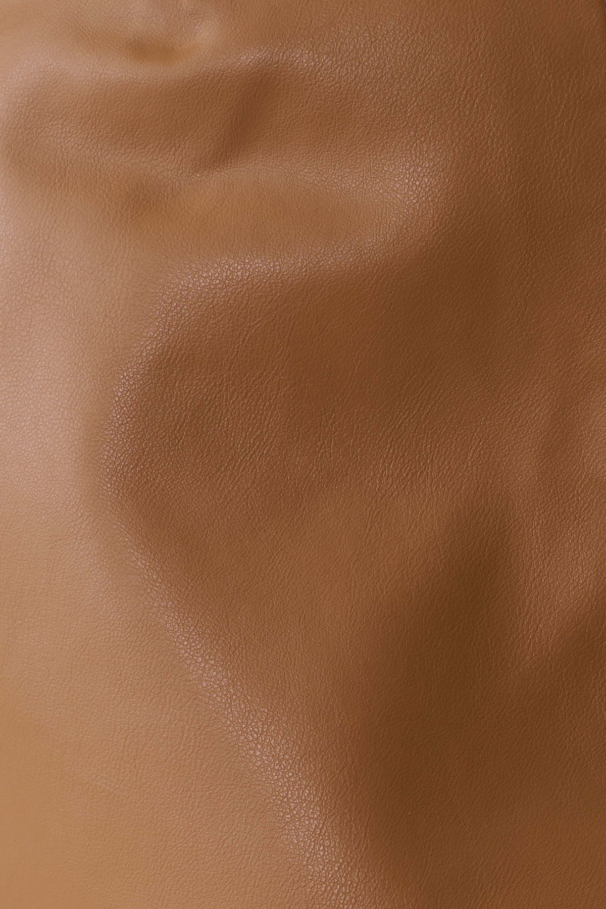 Alexis Faux Leather Midi Skirt - Cognac #6
