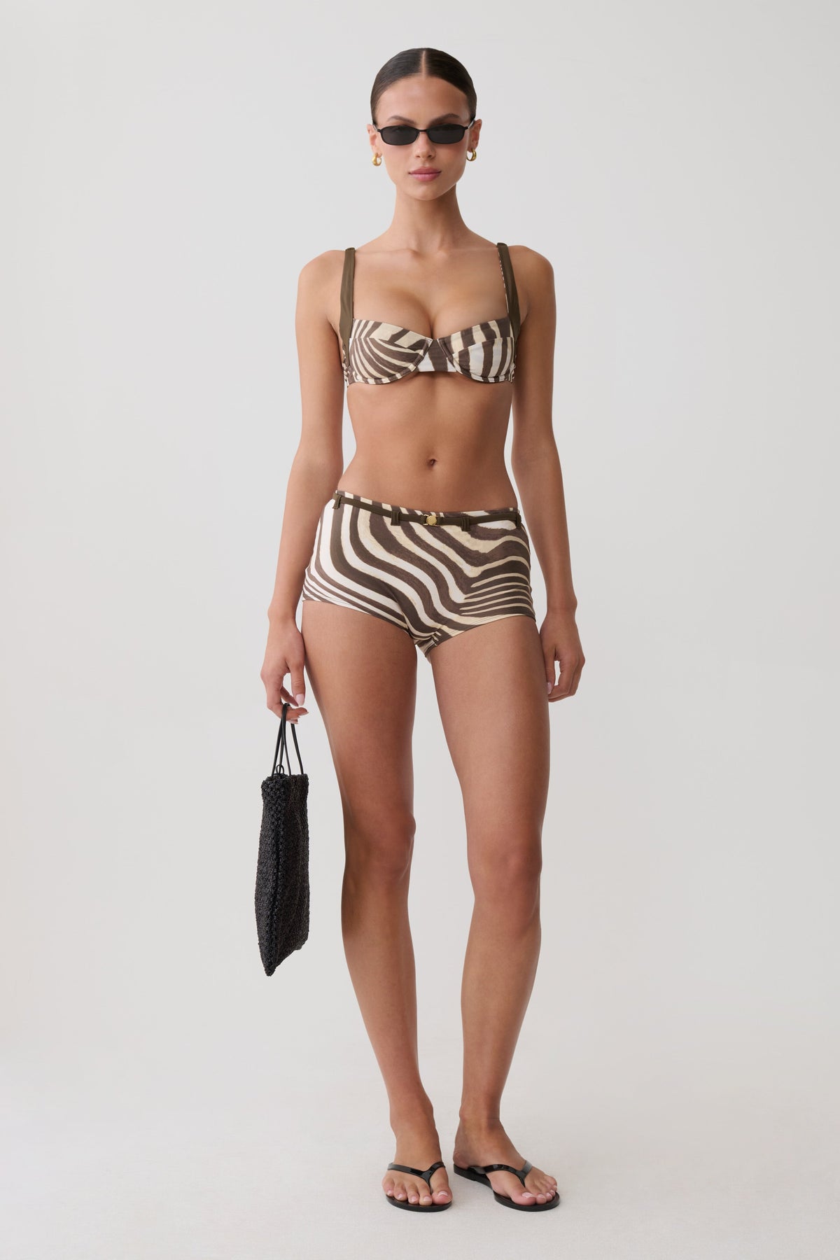 Frost Mini Bikini Shorts - Zebra Print #4
