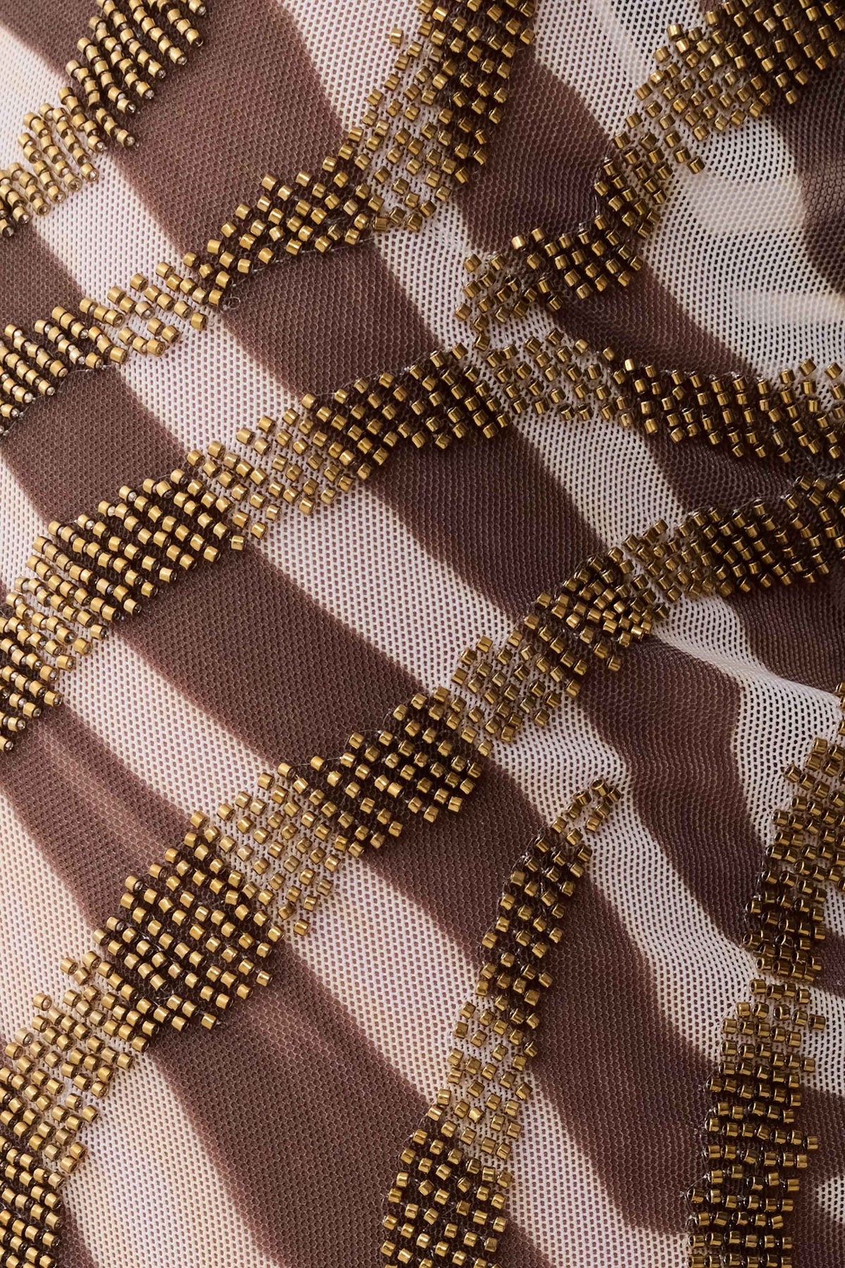 Lysandra Mesh Mini Coverup - Zebra Print #5