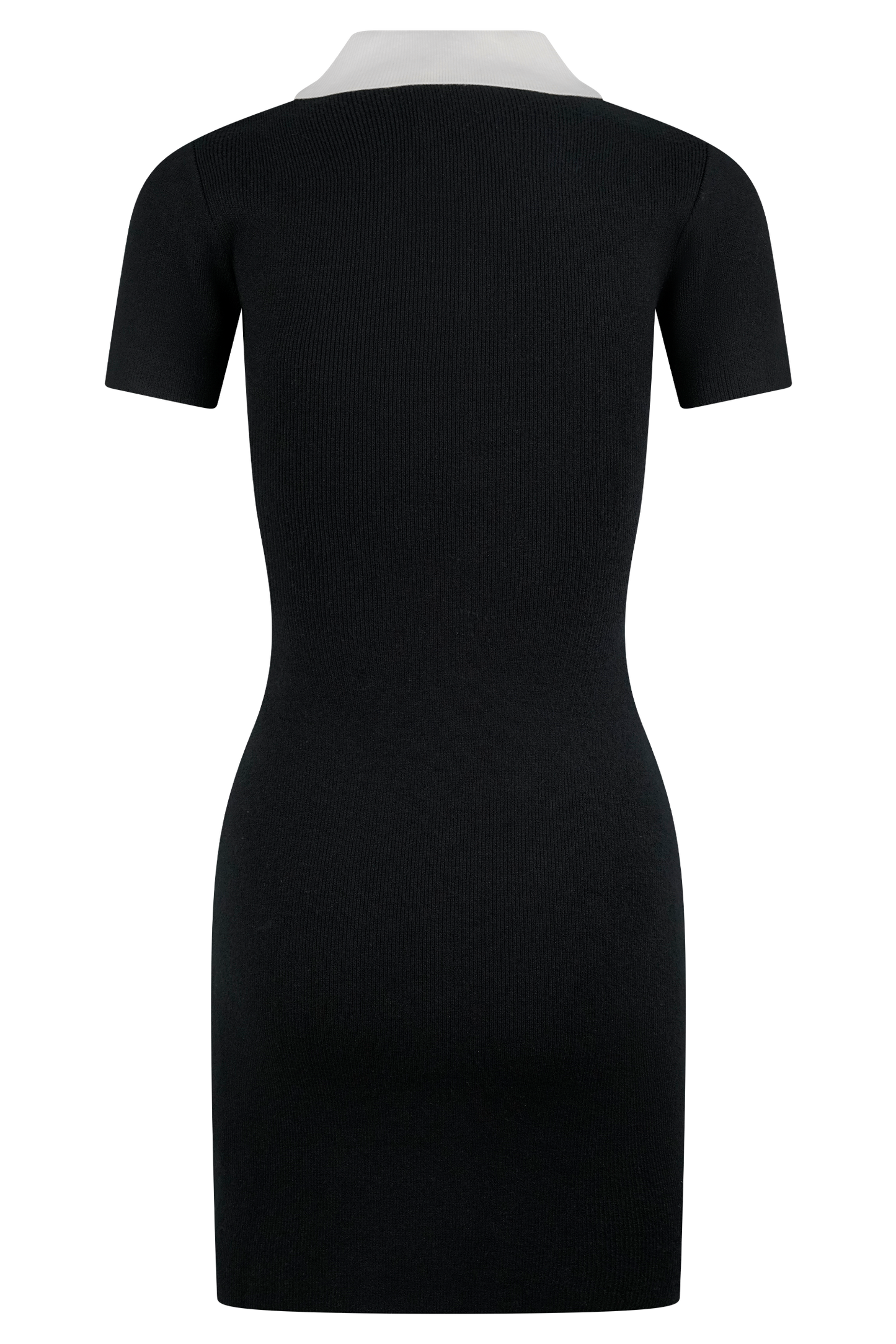 Seema Contrast Mini Dress - Black/White