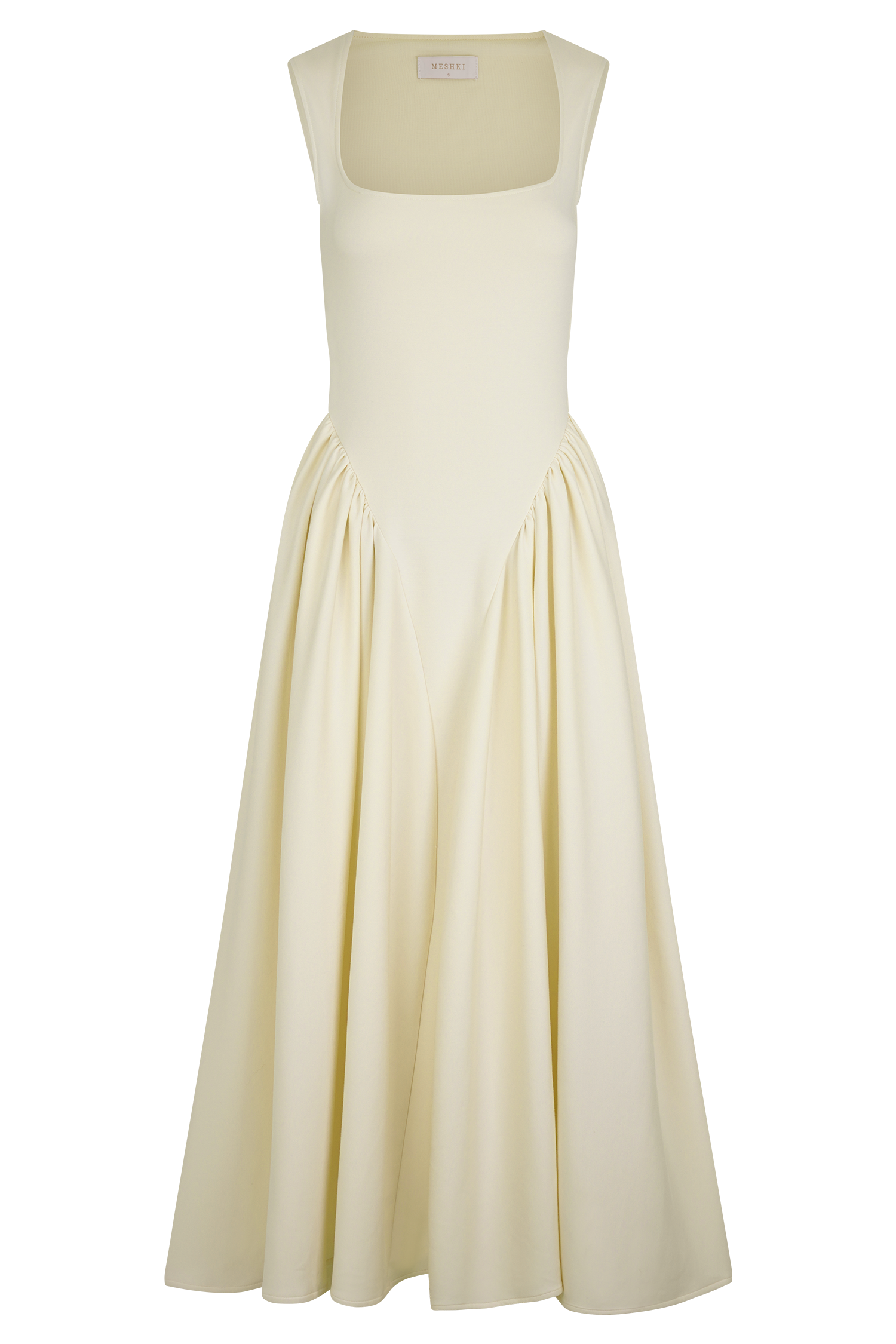 Sharon Scuba Jersey Midi Dress - Ivory #10