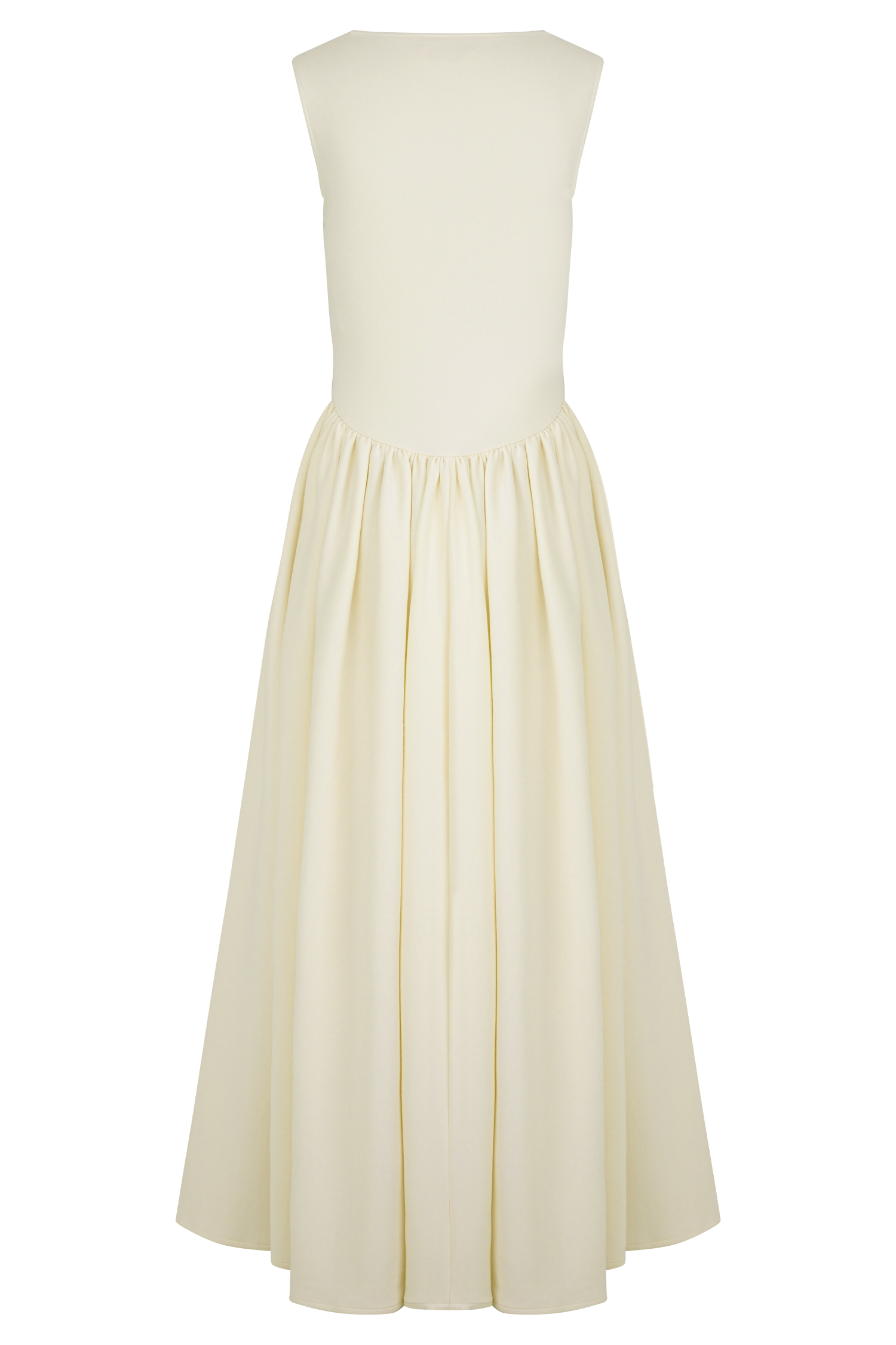 Sharon Scuba Jersey Midi Dress - Ivory #9