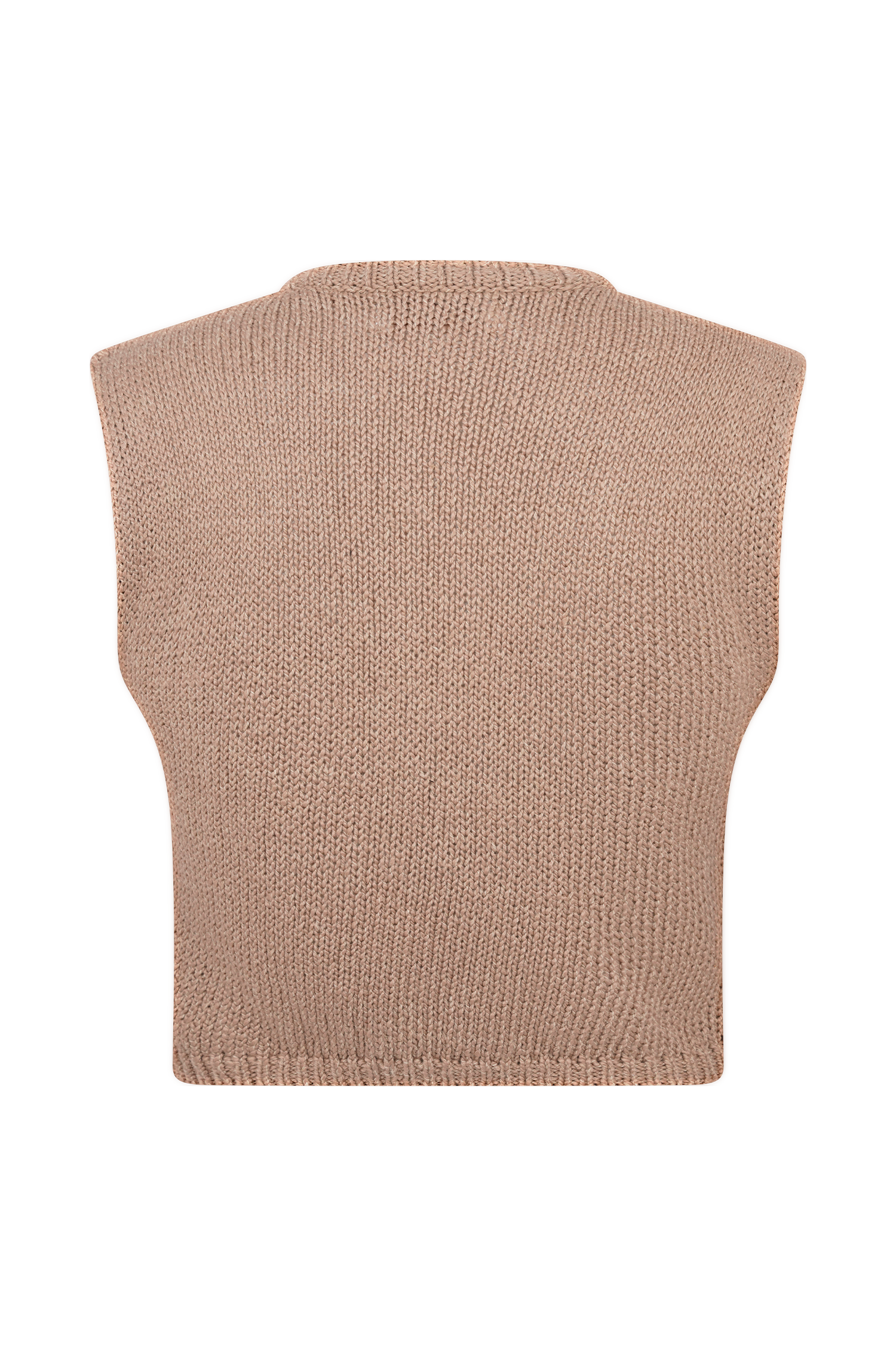 Sloane Overlay Knit Top - Latte #7
