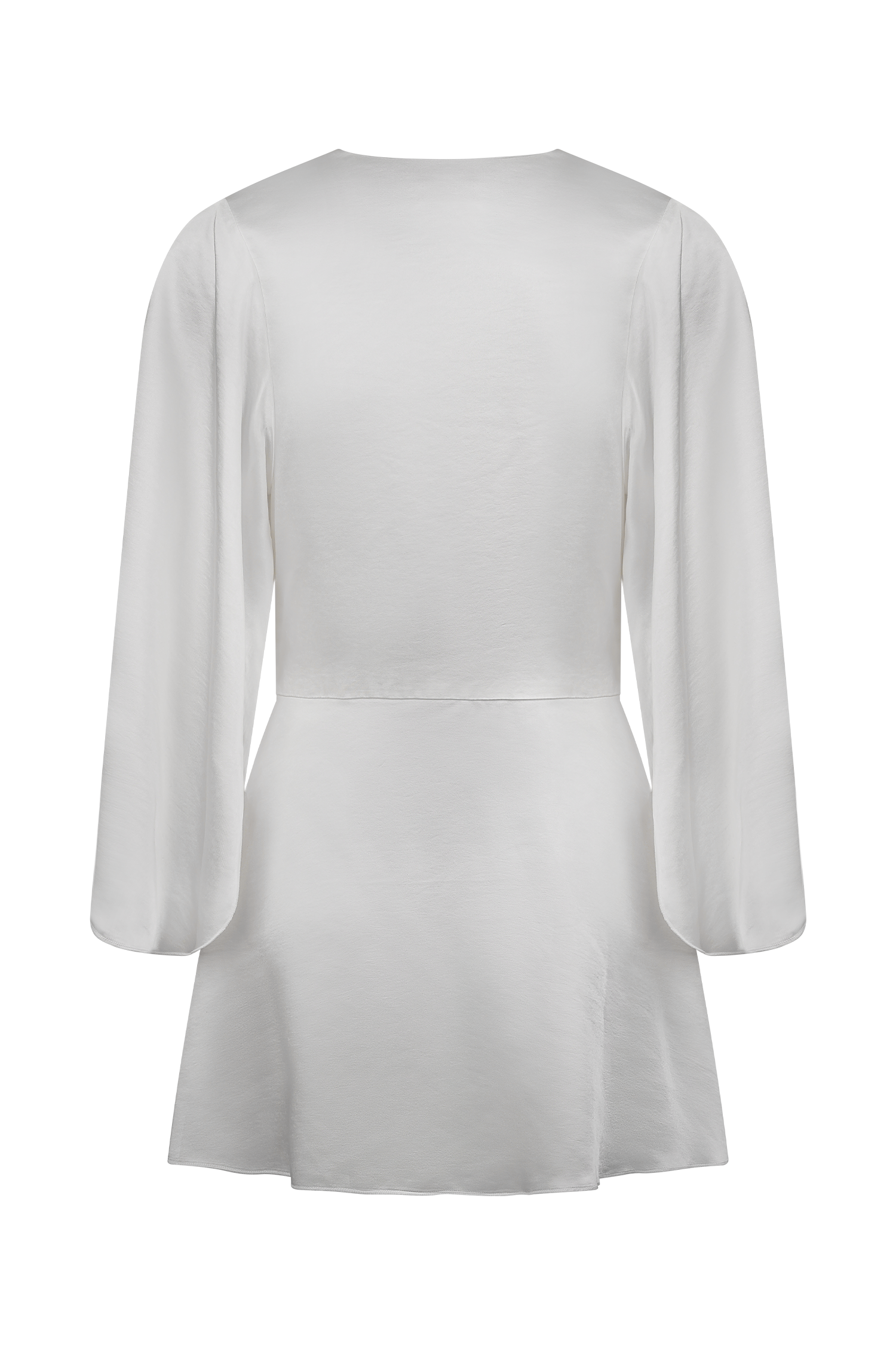 Sterling Satin Bridal Robe - Ivory #8