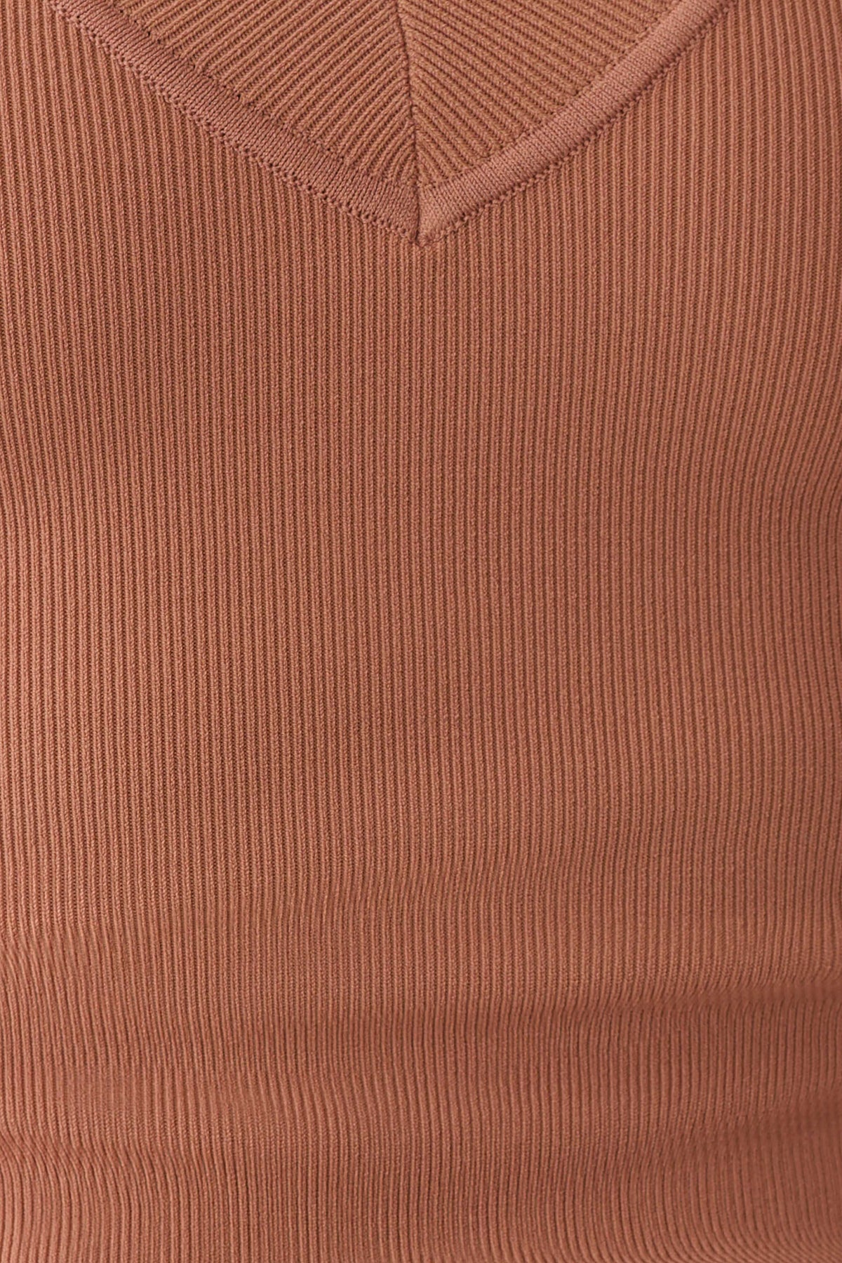 Claudina V-Neck Knit Tank - Doe