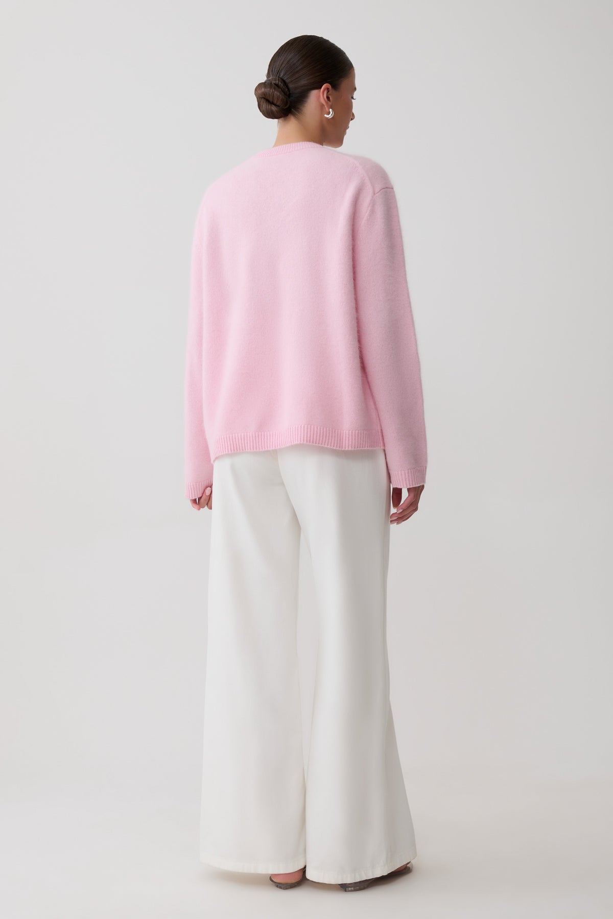 Viviane Fluffy Knit Jumper - Baby Pink #4