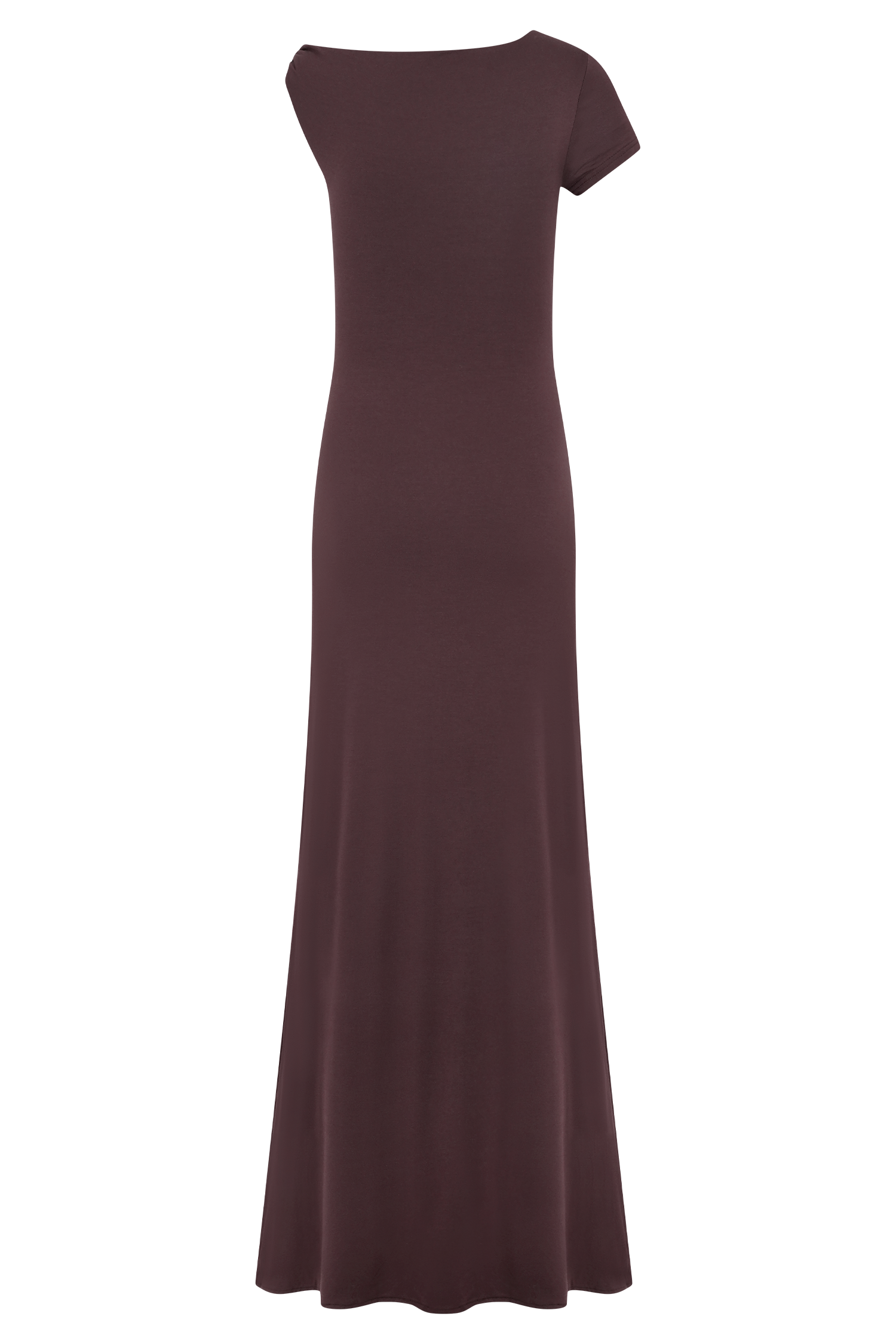 Tamsin Short Sleeve Modal Maxi Dress - Mahogany #10