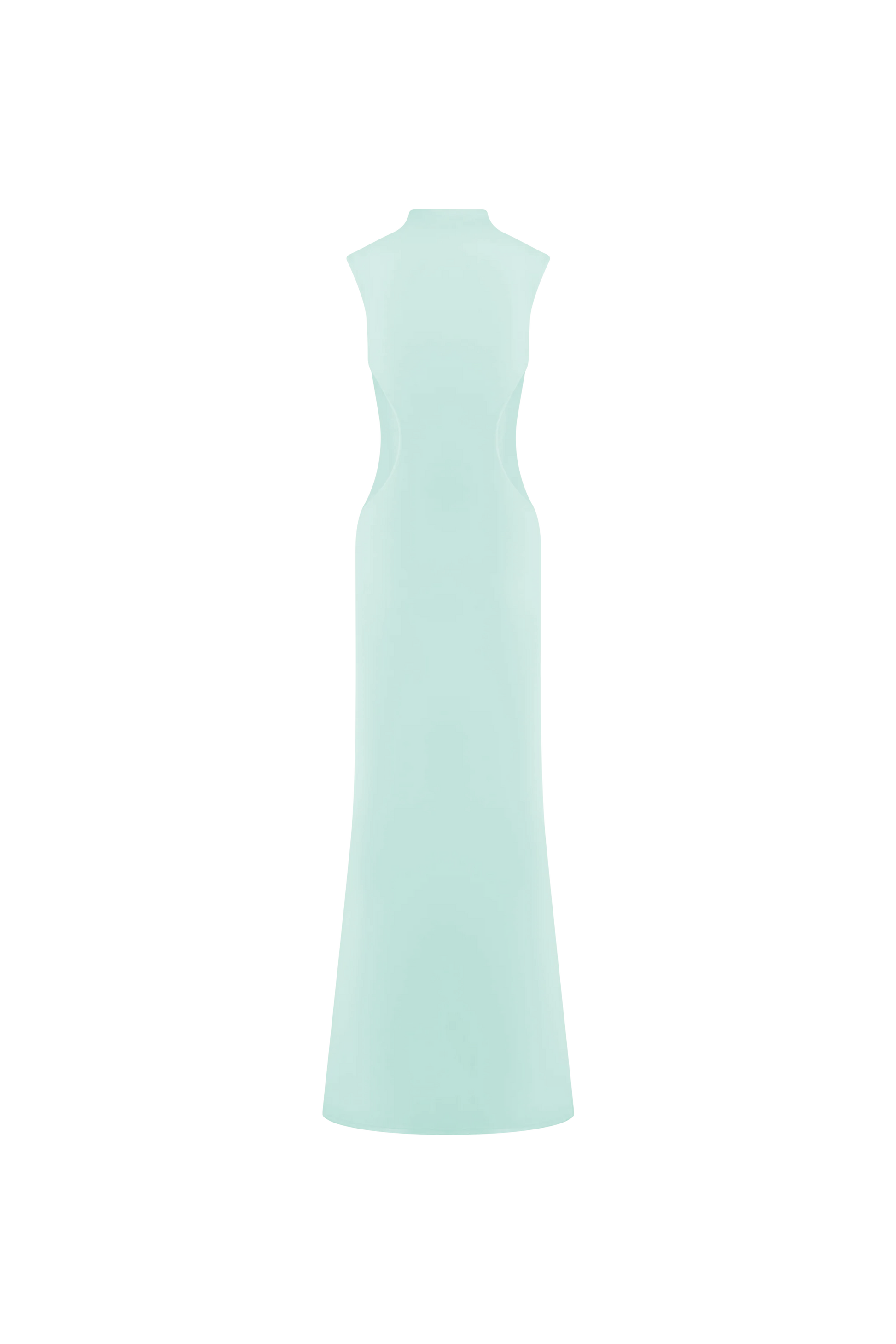 Massie Slinky And Mesh Maxi Dress - Lagoon #10