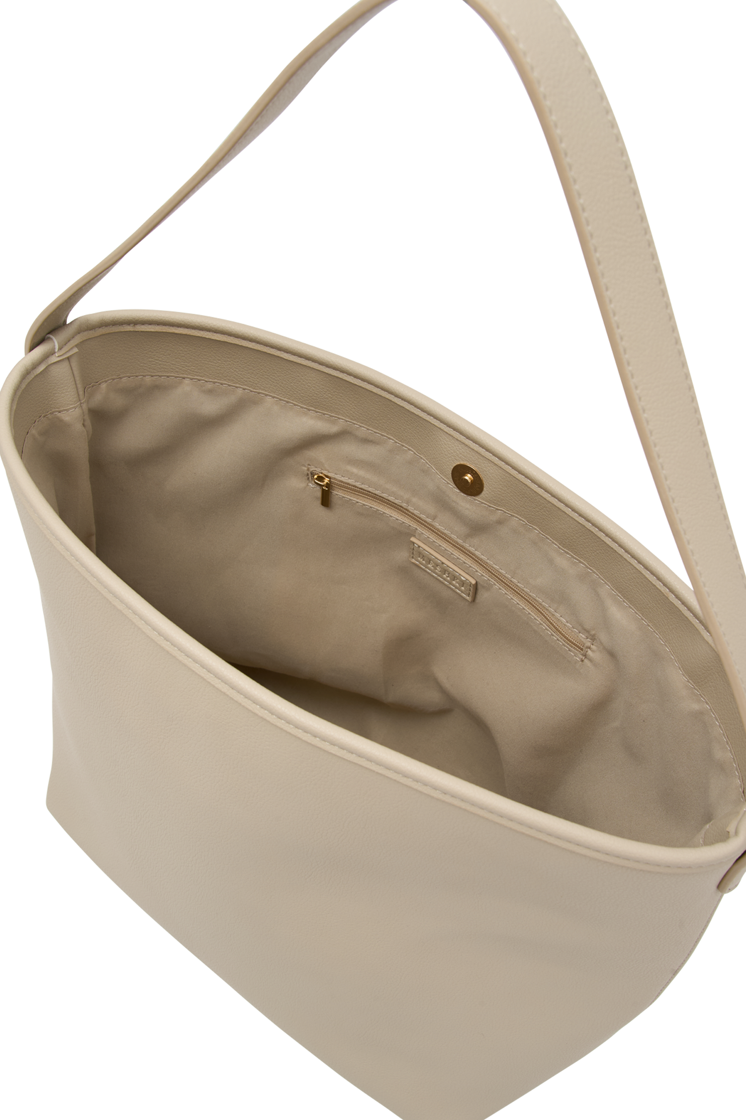 Winnie Relaxed Faux Leather Tote Bag - Neutral #4