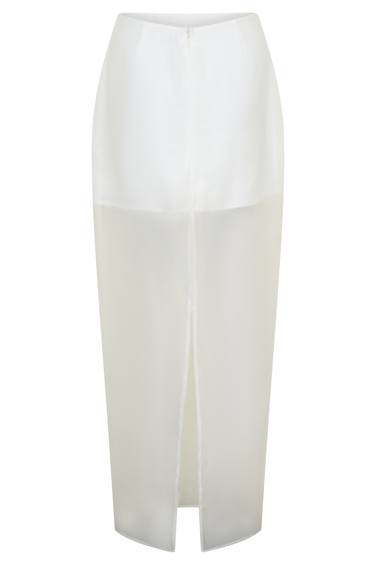 Ximena Organza Maxi Skirt - White #10