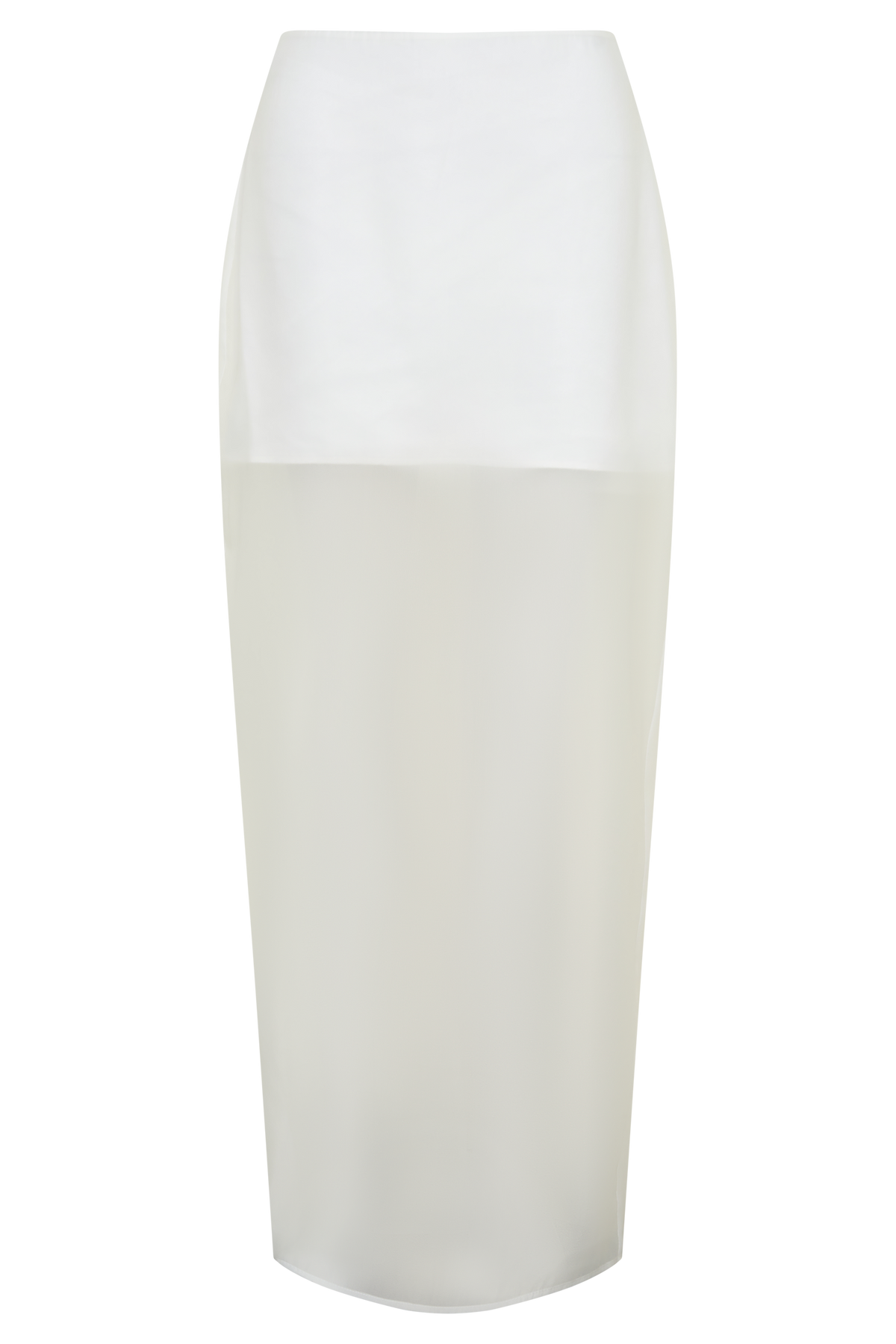 Ximena Organza Maxi Skirt - White