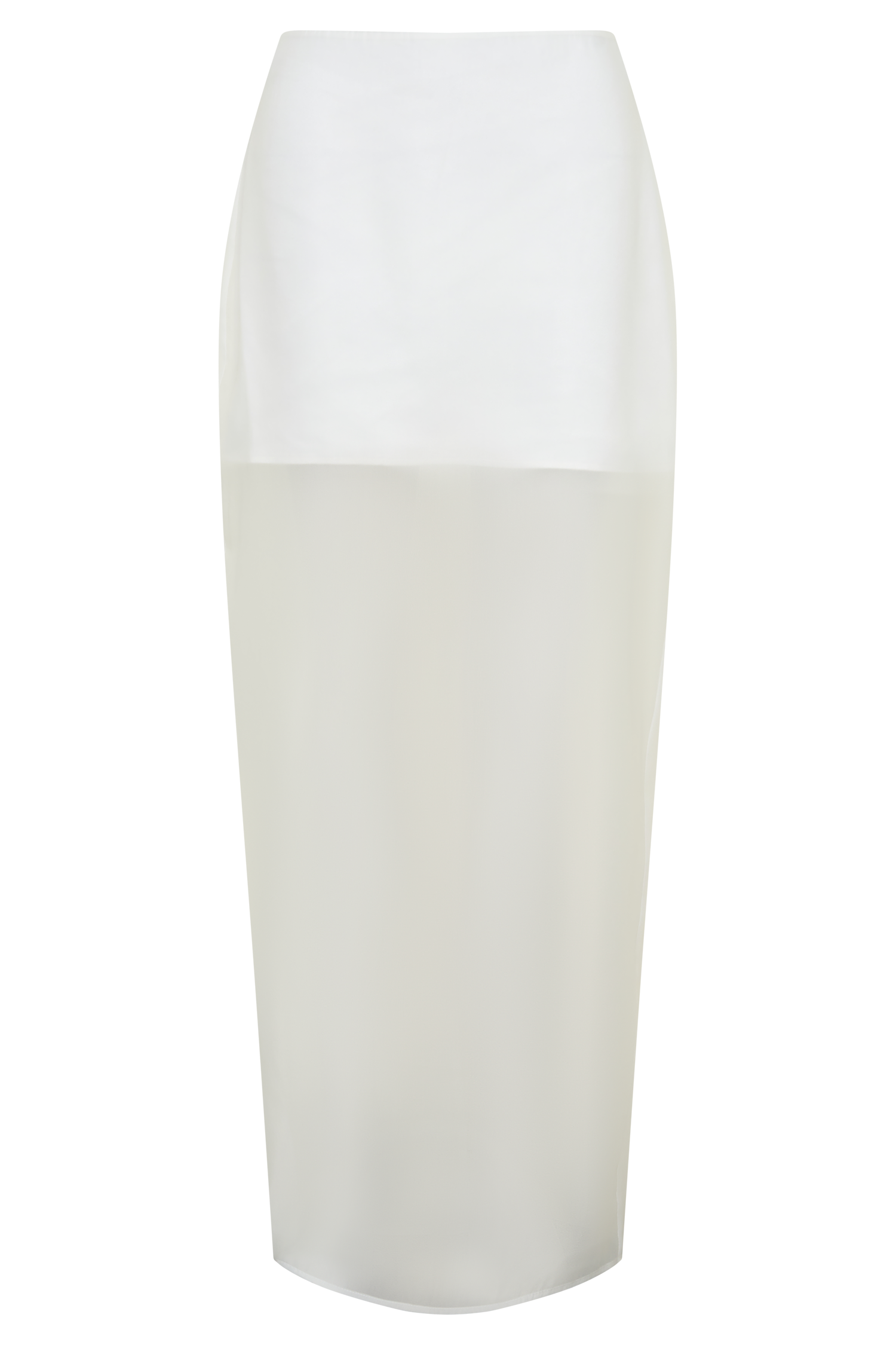 Ximena Organza Maxi Skirt - White #11