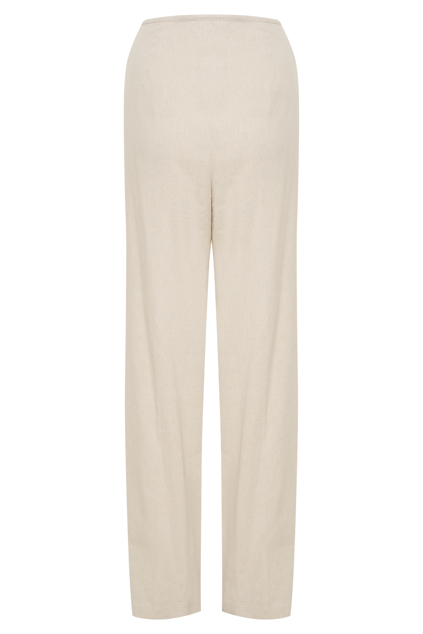 Adrina Straight Leg Linen Pant - Natural