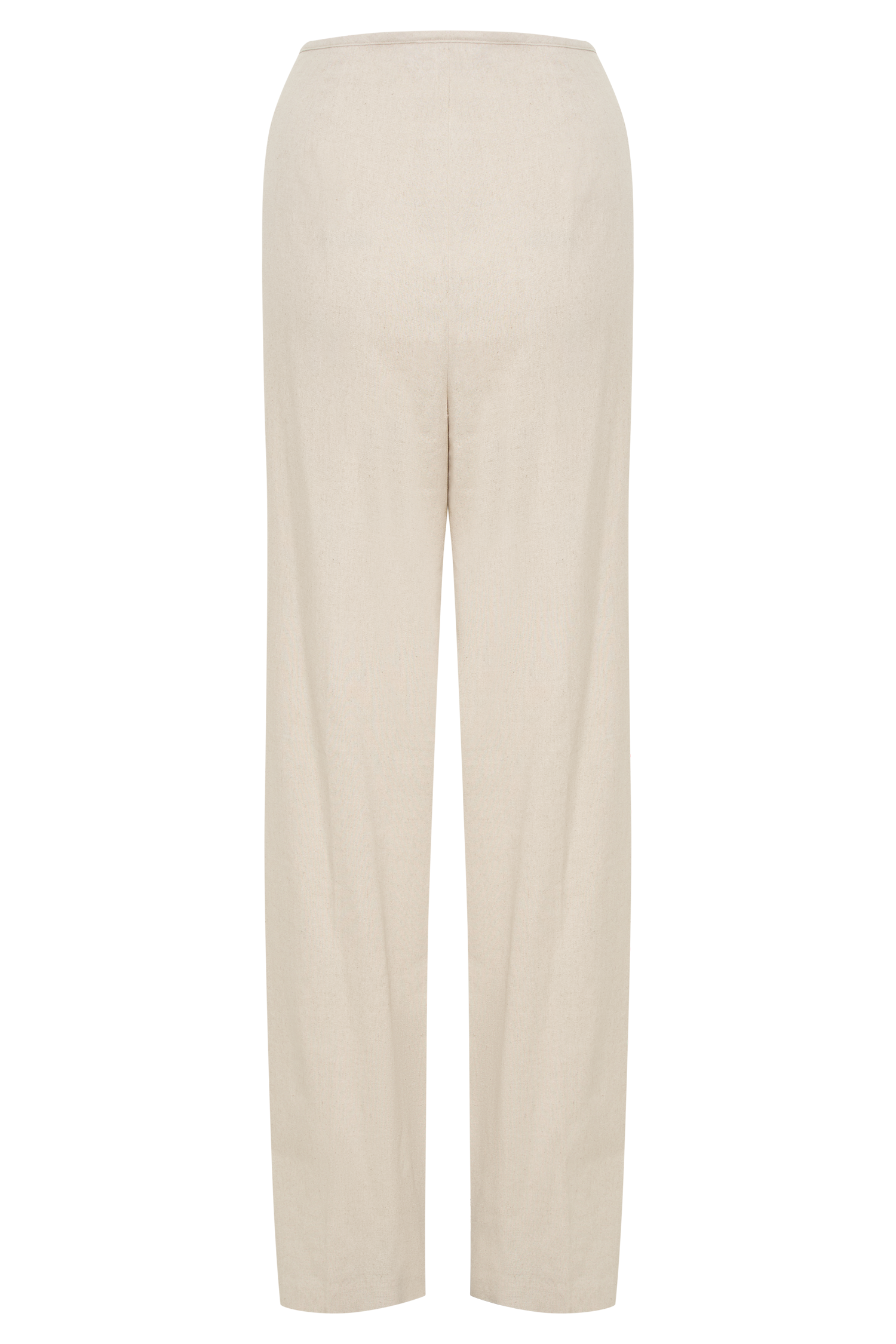 Adrina Straight Leg Linen Pant - Natural #9