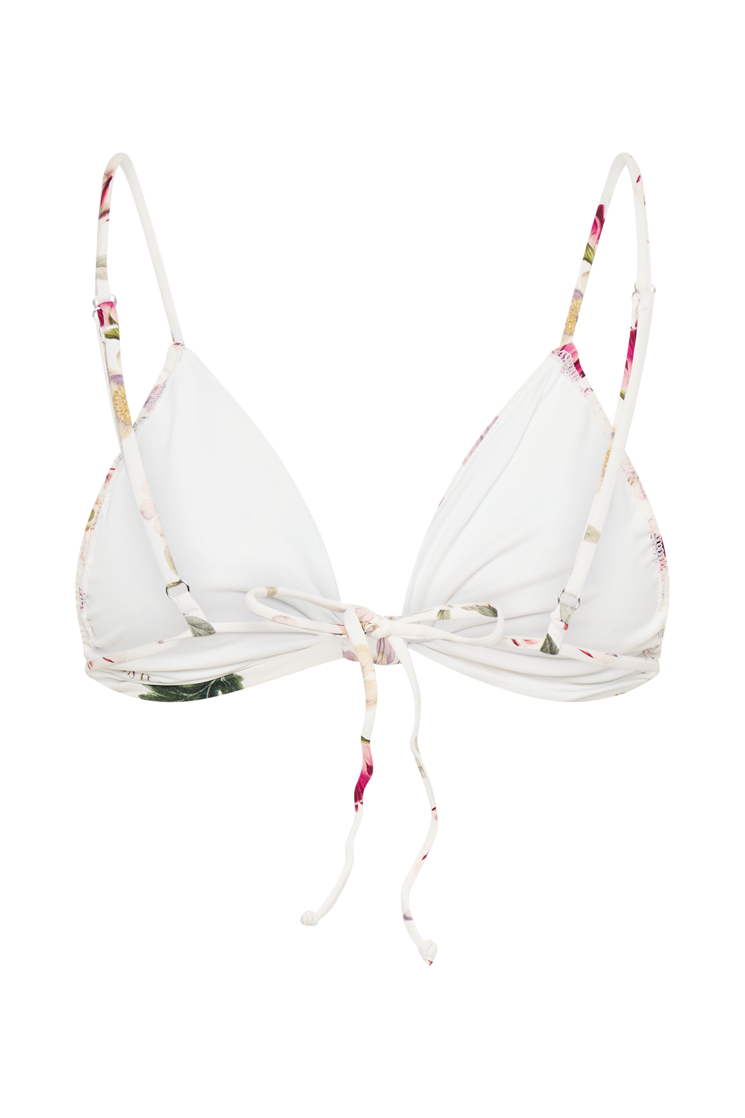 Rosmunda Ruched Bikini Top - Bella Rosa Print #10