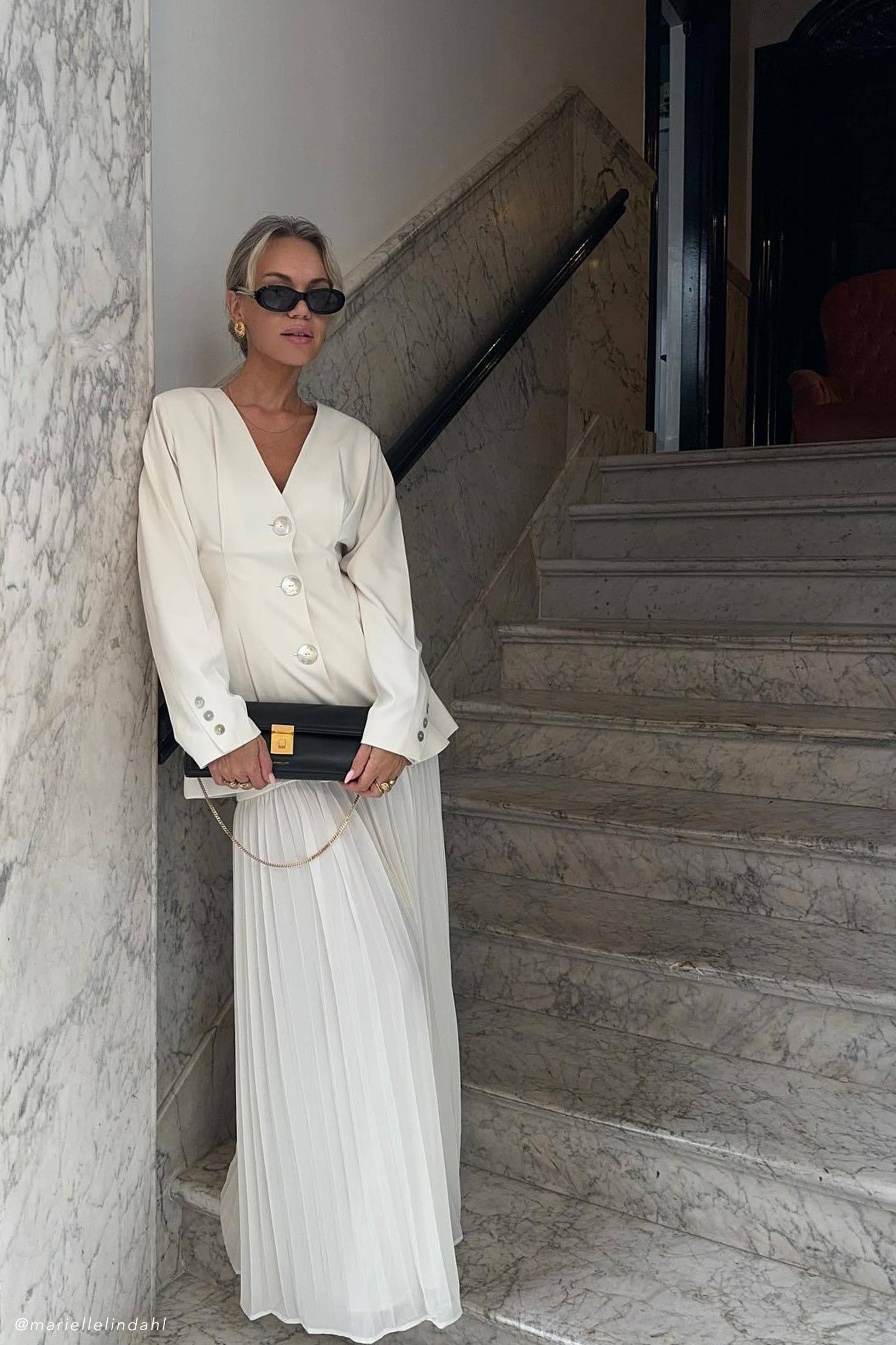 Kendall Balloon Sleeve Jacket - Ivory #9