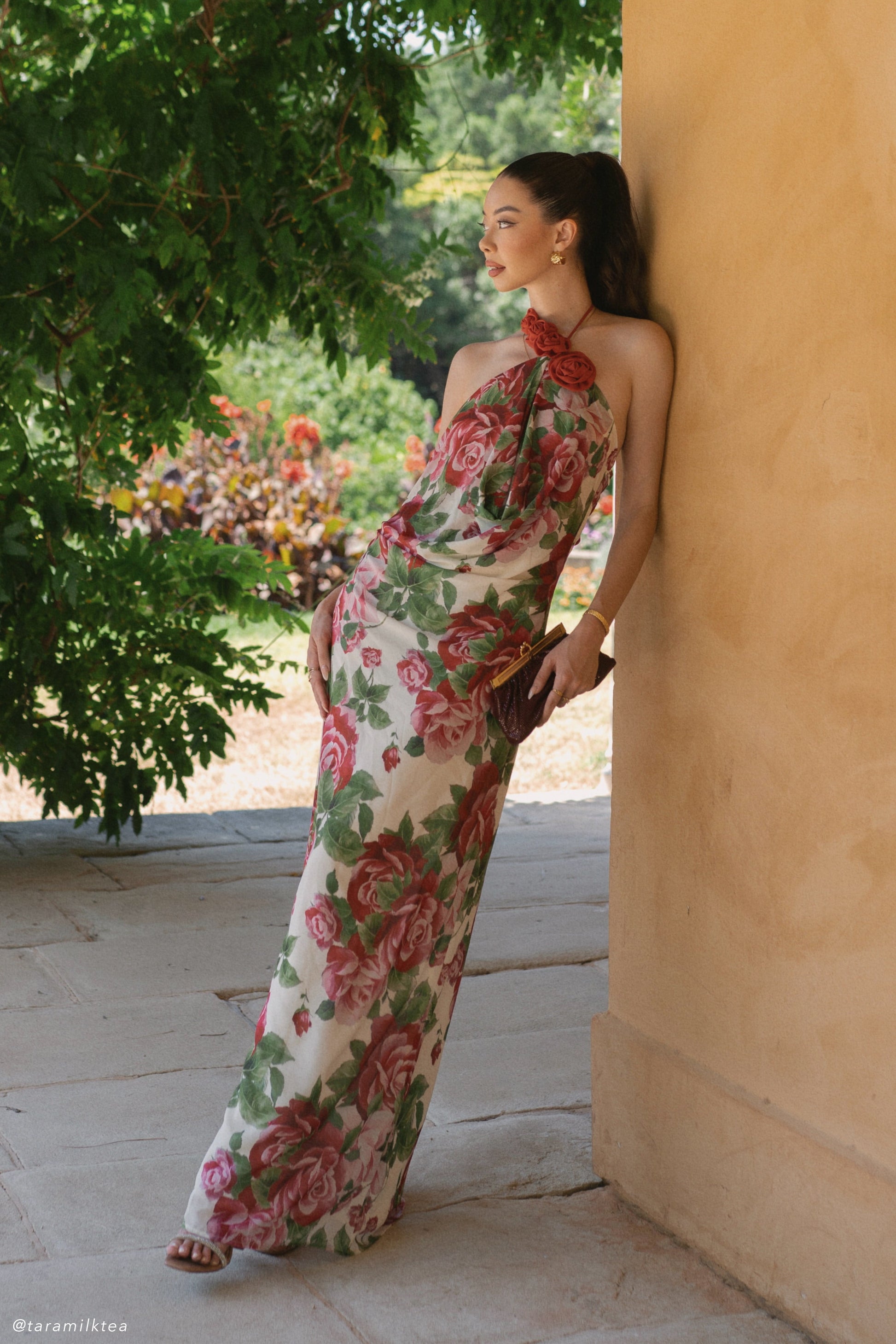 Rosalia Cowl Neck Maxi Dress - Sonia Rose Print #3