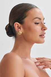 Rowan Knotted Earrings - Gold